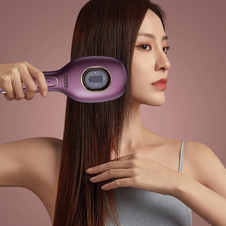 LED Red & Blue Light Hair Growth Comb – Anti Hair-Fall Scalp Therapy, Hair Nourishing & Regrowth Massage Comb